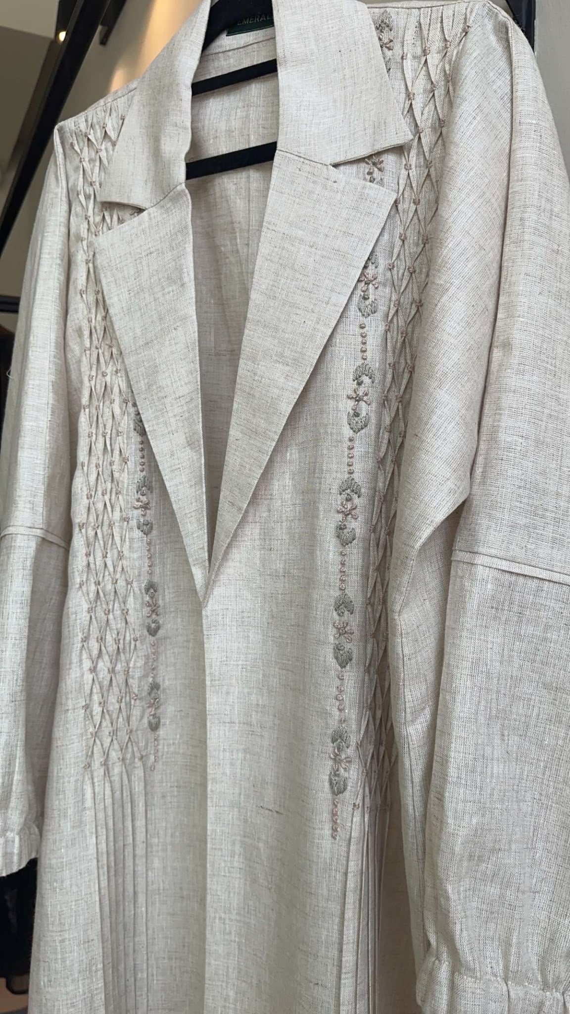 Elara Linen Abaya