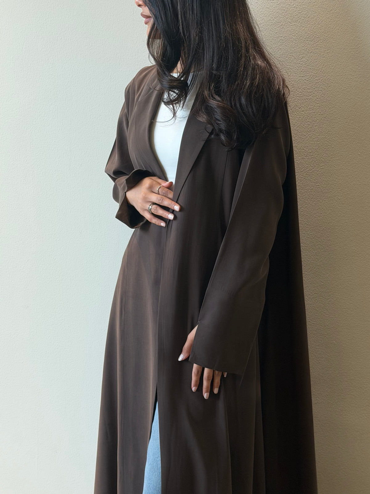 Mocha blazer Abaya