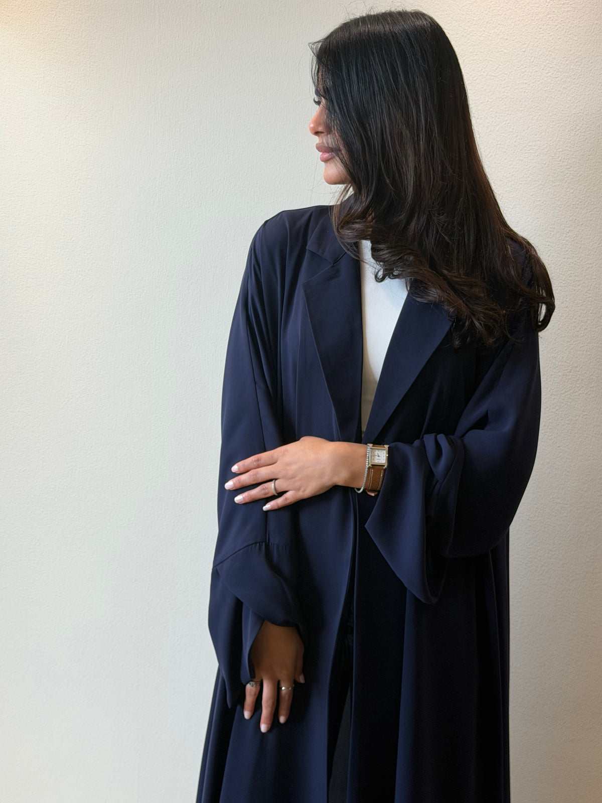 Navy Blazer Abaya