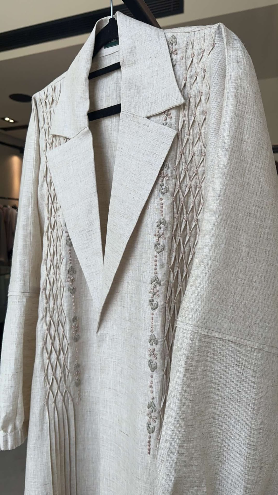 Elara Linen Abaya