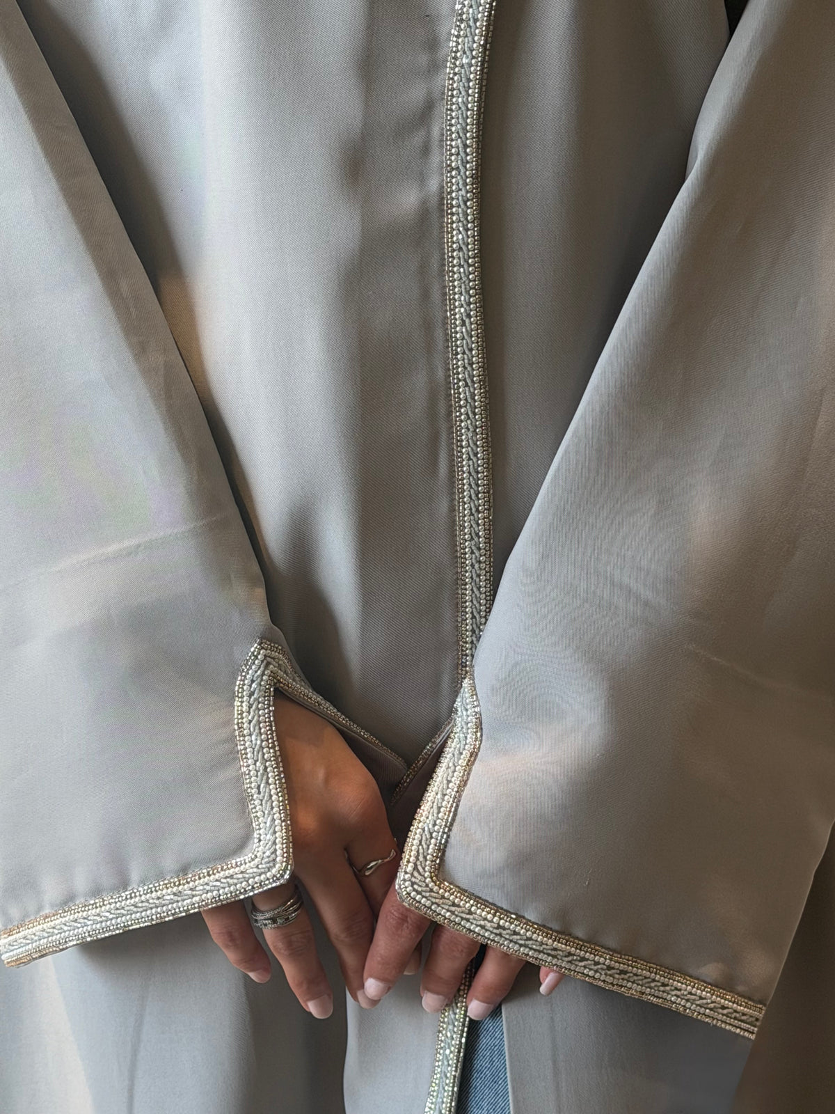 Mist Blue Abaya