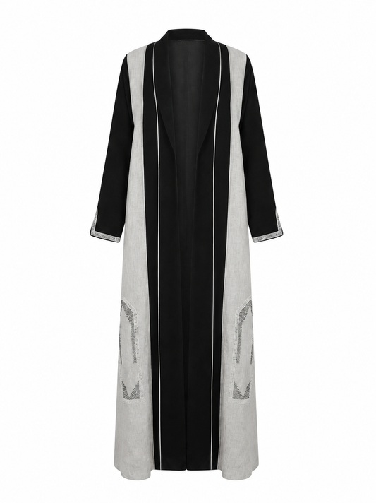Monochrome Contrast Abaya