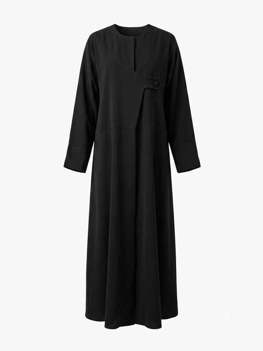 Charcoal Wrap Abaya
