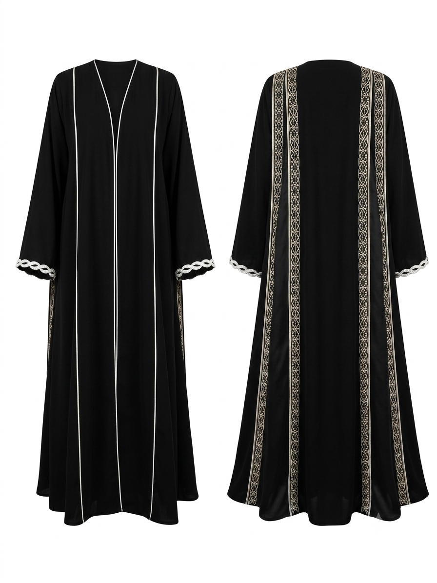 Heritage Embroidered Abaya