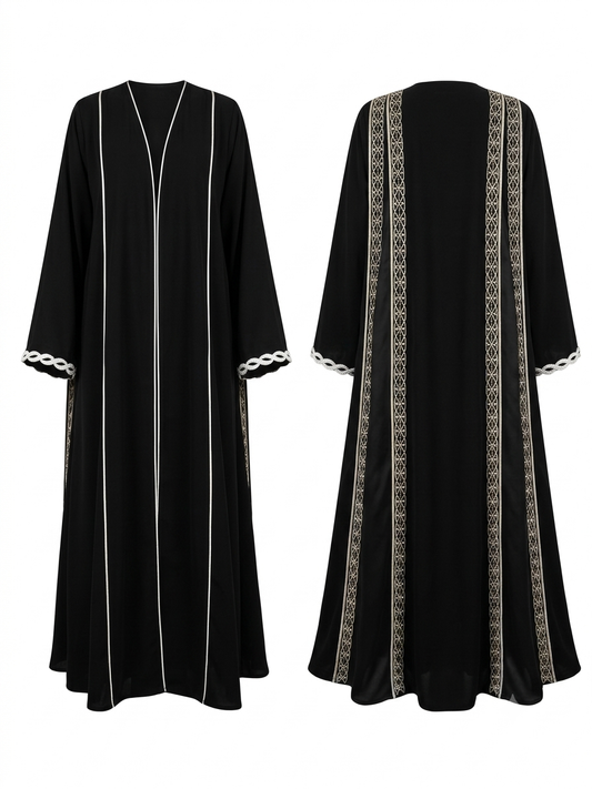 Heritage Embroidered Abaya